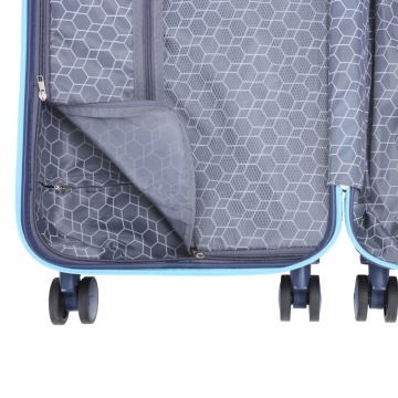 Troler de Cabină Madisson, 55x35x20 cm, ABS, Fermoar Antifurt, Cifru, 35 L, SW66802, Bleumarin - Img 5
