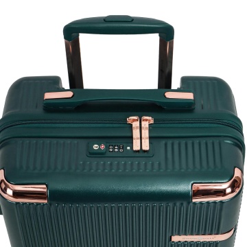 Troler de cabina Snowball SW44303, fermoar antifurt, 55 cm, policarbonat rezistent, 39L, cifru TSA, bleumarin - Img 8