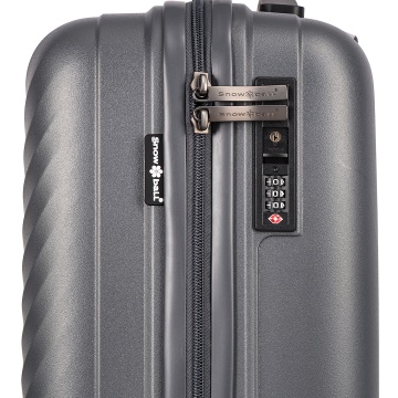 Troler de cabina Snowball SW47203, polipropilena, fermoar antifurt, cifru TSA, 4 roti duble, 55 cm, antracit - Img 7