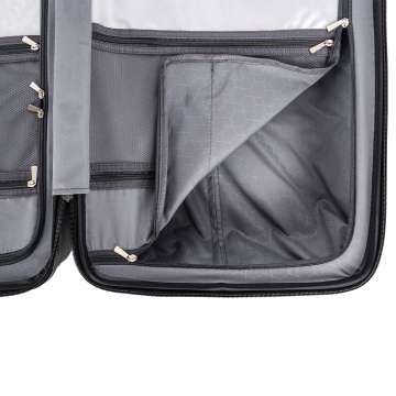 Troler de cabina Snowball SW47203, polipropilena, fermoar antifurt, cifru TSA, 4 roti duble, 55 cm, negru - Img 15