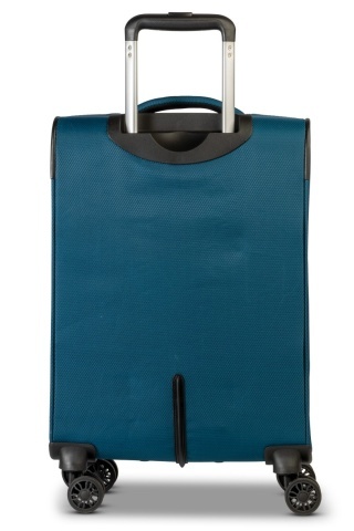 Troler de cabină Worldpack Bern F10508, 55x37x24 cm, bagaj de mână, poliester, cifru TSA, 4 roți duble, turcoaz - Img 6