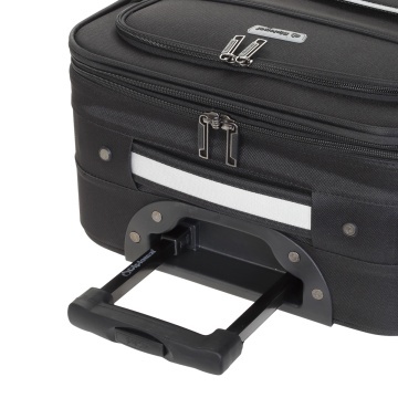 Troler extensibil de cabina Diplomat ZC 3004, poliester, 4 roti, 56 cm, negru - Img 4