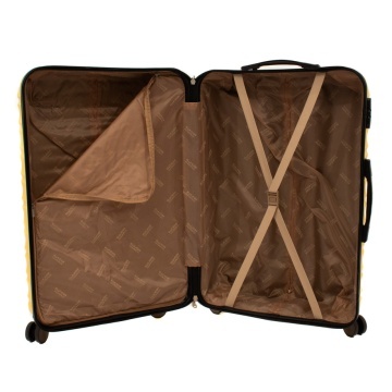 Troler Mare ABS 4 Roti Duble Ella Icon Assign 1911-74.5 cm Galben - Img 2