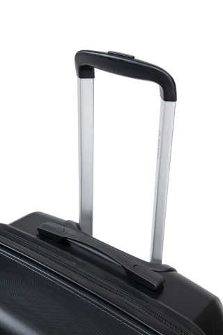Troler Mare Aventor, 76.5x51.5x29.5 cm, Polipropilenă, Cifru TSA, 4 Roți Duble 360°, AV109, Negru - Img 17