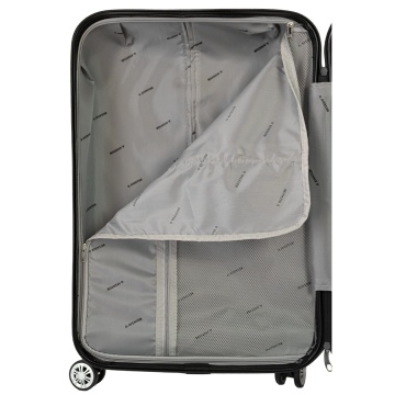 Troler mare Aventor AV104, 76x49x29 cm, bagaj de cala, 100%ABS, cifru, 4 roti duble 360°, verde - Img 4