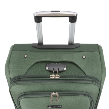 Troler Mare Extensibil 76x46x30 cm, Poliester, Cifru, Madisson,SW66204, Verde - Img 10