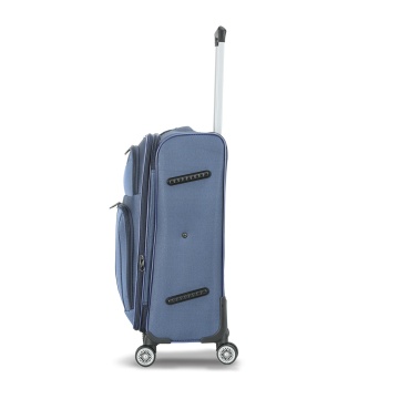 Troler mare extensibil Madisson, 76x46x28/33 cm, poliester, bagaj de cală, 4 roți duble, cifru, SW55104, bleumarin - Img 21