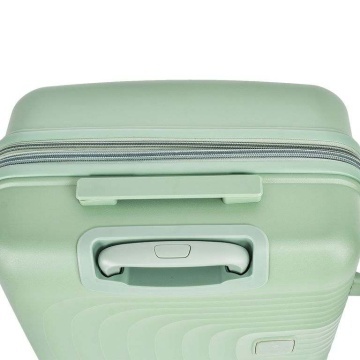 Troler mare extensibil Snowball SW44403, polipropilena, cifru TSA, 4 roti duble, 77 cm, albastru - Img 5