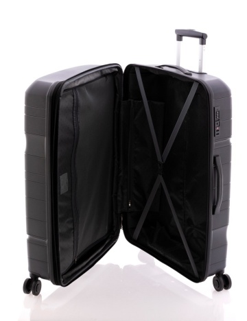 Troler mare Gladiator Boxing MG 3812, roti cu suspensie, extensibil polipropilena, 77 cm, negru - Img 2