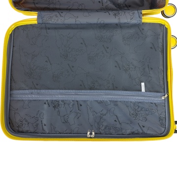 Troler mare Madisson 100%polipropilena, 77x50x29 cm, galben - Img 4