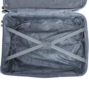 Troler mare Madisson 100%polipropilena, 77x50x29 cm, gri albastrui - Img 5