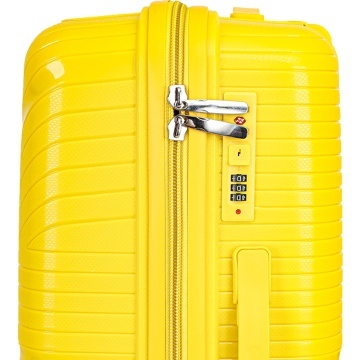 Troler mare Madisson SW42103, polipropilena, cifru, 4 roti duble, 77 cm, galben - Img 17