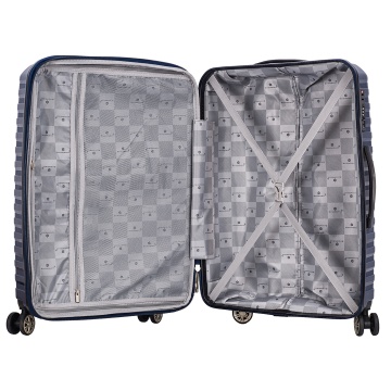 Troler mare Snowball SW43803, polipropilena, cifru TSA, 4 roti duble, 77 cm, bleumarin - Img 2