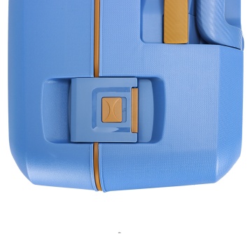 Troler Mediu 68x47x26 cm Snowball, 100% Polipropilenă, Închidere Clapetă, SW57203, Albastru - Img 14