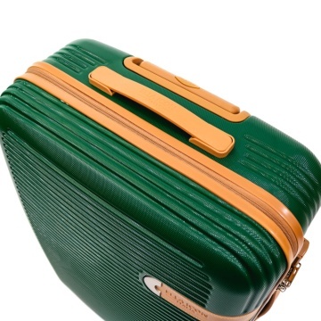 Troler Mediu ABS 4 Roti Duble Ella Icon Style 1253 Verde - Img 5