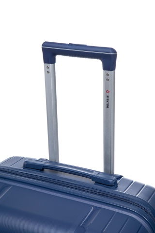 Troler mediu Aventor AV105, 65x44x25.5 cm, polipropilena, bagaj de cala, cifru TSA, bleumarin - Img 7