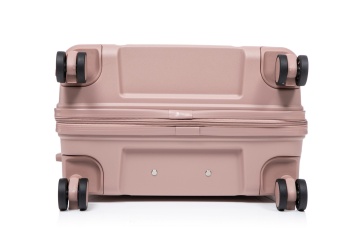 Troler mediu Aventor AV105, 65x44x25.5 cm, polipropilena, bagaj de cala, cifru TSA, rose - Img 9