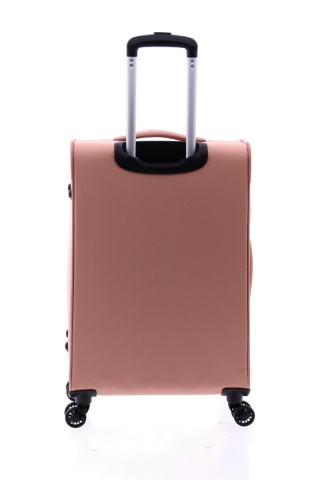 Troler Mediu, Extensibil, 4 Roti Duble, Nylon, Gladiator, Arctic, MG 3711 - 66 cm, Rose - Img 4