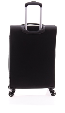 Troler Mediu, Extensibil, 4 Roti Duble, Nylon, Gladiator, Arctic, MG 3711 - 66 cm, Negru - Img 5