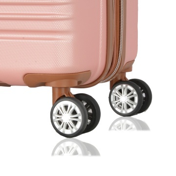 Troler mediu extensibil Madisson SW33803, ABS, cifru, 4 roti duble, 67 cm, rose - Img 17