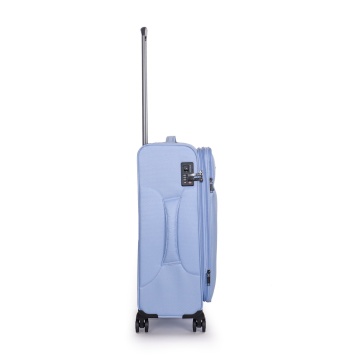 Troler Mediu Extensibil Stratic M Light Plus - 68 cm Albastru deschis - Img 6