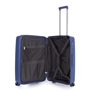 Troler Mediu extensibil Stratic M Straw T, 67x46.5x27.5 cm, Bleumarin - Img 2