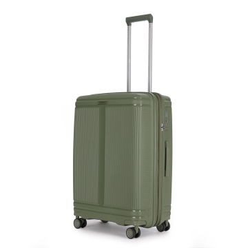 Troler Mediu extensibil Stratic M Straw T, 67x46.5x27.5 cm, Verde olive - Img 6