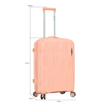 Troler mediu Madisson, 100%polipropilena, 67x43x25 cm, SW51103, coral - Img 6