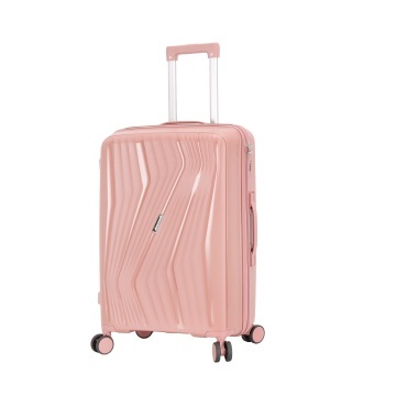 Troler Mediu Madisson, 67x44x27 cm, Polipropilenă, Fermoar Antifurt, Cifru, 70 L, SW65603, Rose