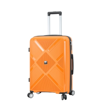 Troler mediu Madisson SW53103, 66x45x25 cm, bagaj de cala, 100%polipropilena, cifru, 4 roti 360°, portocaliu
