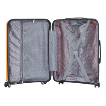 Troler mediu Madisson SW53103, 66x45x25 cm, bagaj de cala, 100%polipropilena, cifru, 4 roti 360°, auriu - Img 2