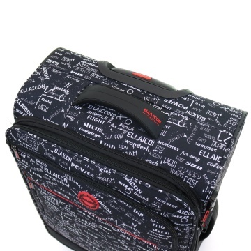 Troler Mediu Poliester 4 Roti Duble Ella Icon Urban Textil 2595 - 69 cm - Img 7