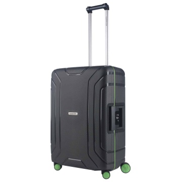 Troler Mediu Polipropilena inchidere cu clapeta CarryOn STEWARD 65 cm Antracit