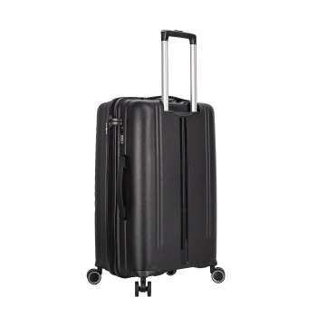 Troler mediu Snowball SW47203, polipropilena, fermoar antifurt, cifru TSA, 4 roti duble, 69 cm, negru - Img 7