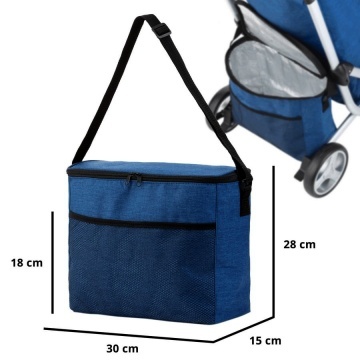 Carucior Cumparaturi 3 Roti Cruiser 650062 Albastru - Img 2