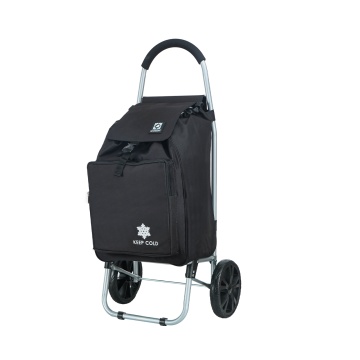 Carucior cumparaturi Madisson SW42028, 55L, 2 roti, buzunar termoizolant, negru