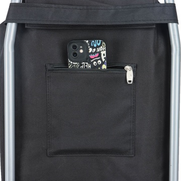 Carucior cumparaturi Madisson SW42028, 55L, 2 roti, buzunar termoizolant, negru - Img 13