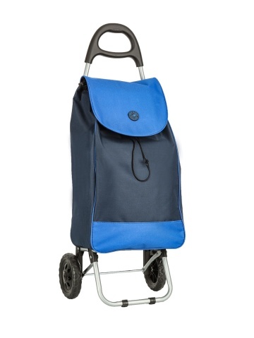 Carucior cumparaturi Madisson SW42034, 2 roti, poliester 600D, bleumarin - Img 2