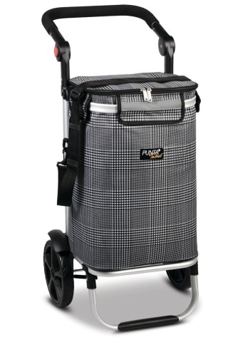 Carucior Cumparaturi Termoizolant Punta Talent F10359 Negru/Alb - Img 4