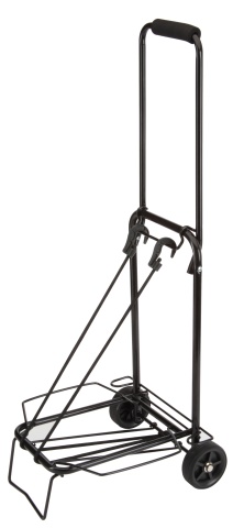 Carucior pliabil transport bagaje/cumparaturi Madisson SW2011, 85x33x20 cm, pliere compacta, suport troler/cutii, negru