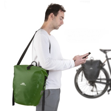 Geanta Bicicleta Material Tarpaulin Dutch Mountains Carbon 604386 Verde - Img 9