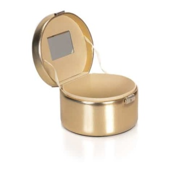 Geanta cosmetice Lamonza, 20x18x12 cm, auriu - Img 2