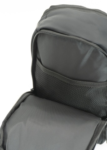 Geantă de umăr Benzi, 28x16x8 cm, Poliester, Port USB, Bretea Reglabila, BZ 5938, Negru - Img 6