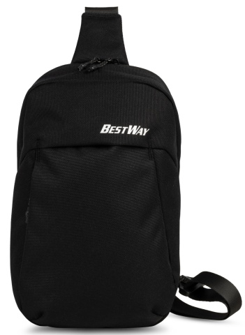 Geanta de umar Bestway Sling, 29x17x10 cm, poliester 900D, bretea reglabila, negru