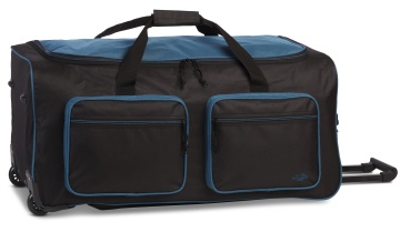Geanta de voiaj cu role Southwest F30059 - 79W Negru/Turcoaz
