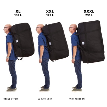 Geanta de voiaj Extra Large TravelZ XXXL 235 L, 102 x 55 x 42 cm, Negru - Img 5