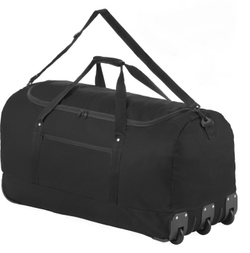 Geanta de voiaj pliabila cu role TravelZ 81W Negru