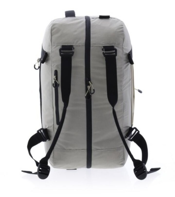 Geanta de voiaj/sport Vogart Boreal, 55x31x25 cm, pentru calatorii/sala, nylon ripstop, curea detasabila, bej - Img 3