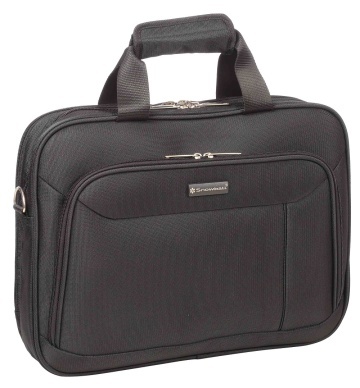 Geanta laptop/documente Snowball SW97943, Comp. Laptop 15.6", Nylon 1680D, Negru - Img 4