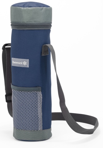 Husa termoizolanta pentru sticla de 1,5 l, Benzi, BZ 5663, Albastru